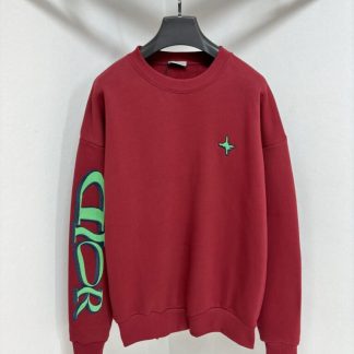 Replica DIOR AND LEWIS HAMILTON Sweatshirt For Men Red #4064
