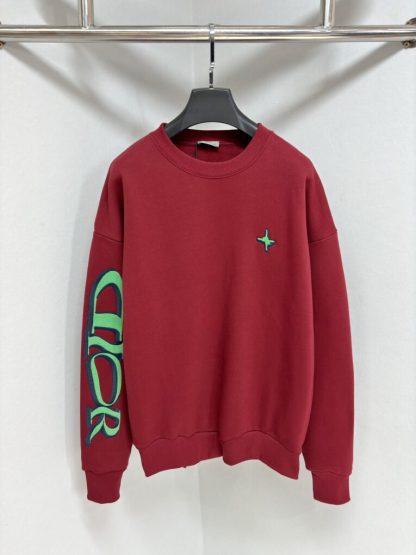 Replica DIOR AND LEWIS HAMILTON Sweatshirt For Men Red #4064