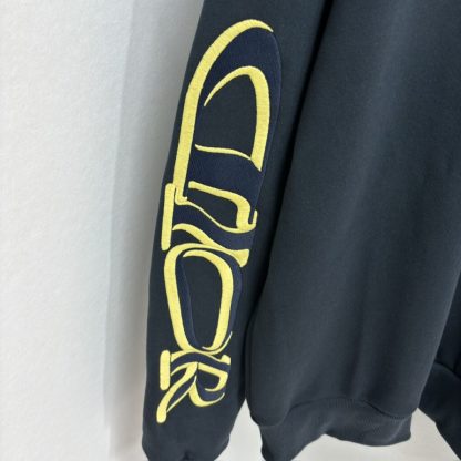  DIOR AND LEWIS HAMILTON Sweatshirt For Men Navy Blue #4065 - Image 8