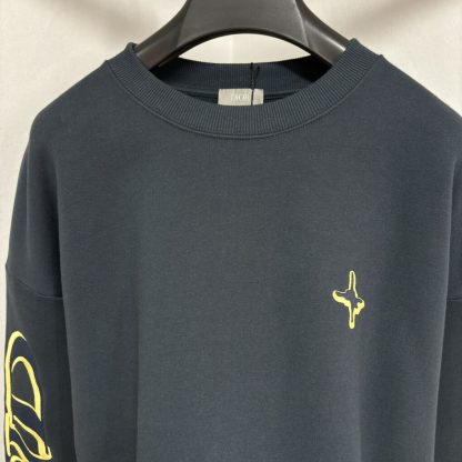  DIOR AND LEWIS HAMILTON Sweatshirt For Men Navy Blue #4065 - Image 5
