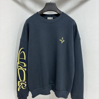 Replica DIOR AND LEWIS HAMILTON Sweatshirt For Men Navy Blue #4065