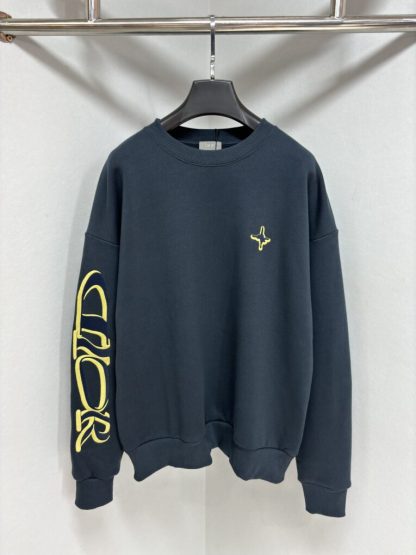Replica DIOR AND LEWIS HAMILTON Sweatshirt For Men Navy Blue #4065