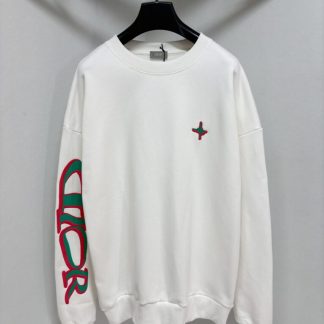 Replica DIOR AND LEWIS HAMILTON Sweatshirt For Men White #4066