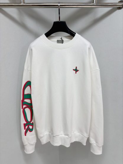 Replica DIOR AND LEWIS HAMILTON Sweatshirt For Men White #4066