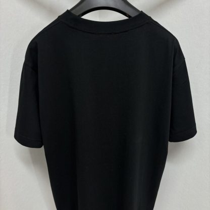  Dior Men's Archives Labels T-Shirt Relaxed Fit Black #4073 - Image 8
