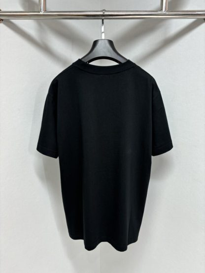  Dior Men's Archives Labels T-Shirt Relaxed Fit Black #4073 - Image 2