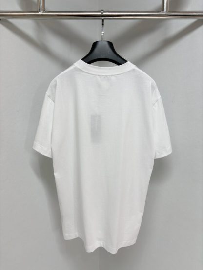  Dior Men's Archives Labels T-Shirt Relaxed Fit White #4074 - Image 5