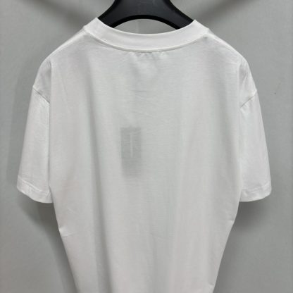  Dior Men's Archives Labels T-Shirt Relaxed Fit White #4074 - Image 4