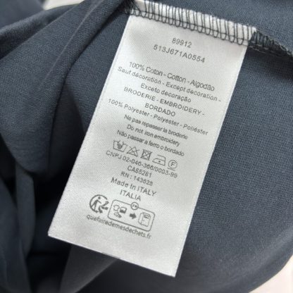  DIOR AND LEWIS HAMILTON T-Shirt Oversized Fit Blue #4076 - Image 8