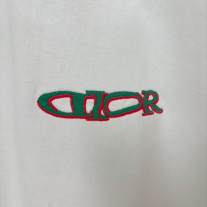  DIOR AND LEWIS HAMILTON T-Shirt Oversized Fit White #4075 - Image 6