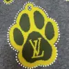  Louis Vuitton Men's Embellished Short-Sleeved Cotton Crewneck #4121 - Image 3
