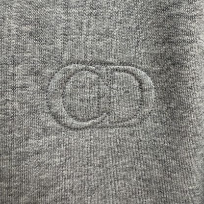  Dior Men's CD Icon Half-Zip Sweatshirt Grey #4003 - Image 4
