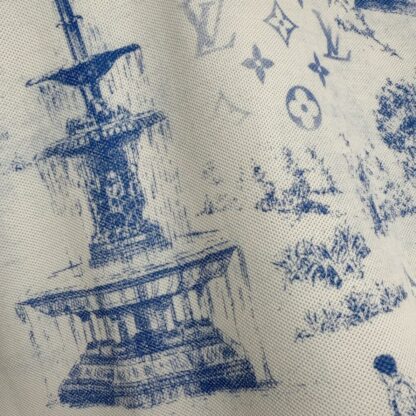  Louis Vuitton Men's Printed Cotton Pique T-Shirt #4113 - Image 7