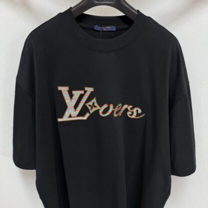  Louis Vuitton Men's LV Vers Embellished Short-Sleeved T-Shirt #4124 - Image 5