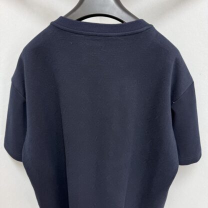  Louis Vuitton Men's Pique Cotton T-Shirt Blueberry #4116 - Image 6