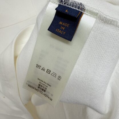  Louis Vuitton Men's Pique Cotton T-Shirt #4115 - Image 2