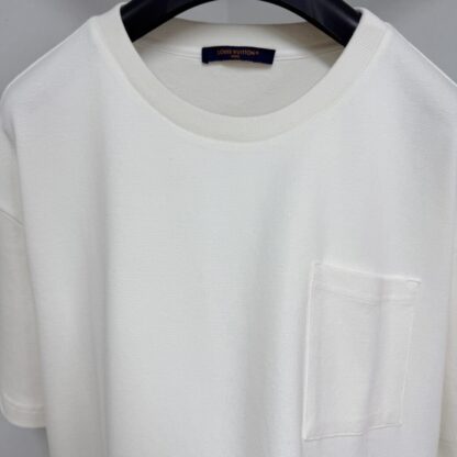  Louis Vuitton Men's Pique Cotton T-Shirt #4115 - Image 4