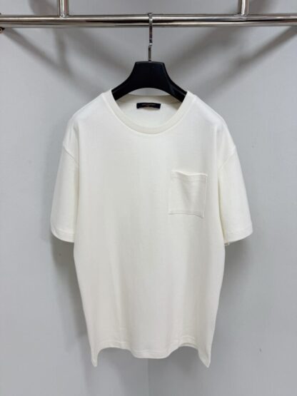 Replica Louis Vuitton Men's Pique Cotton T-Shirt #4115