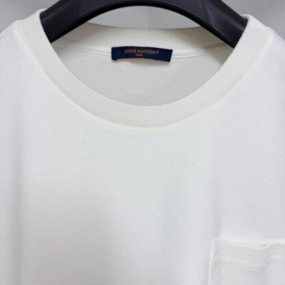  Louis Vuitton Men's Pique Cotton T-Shirt #4115 - Image 8