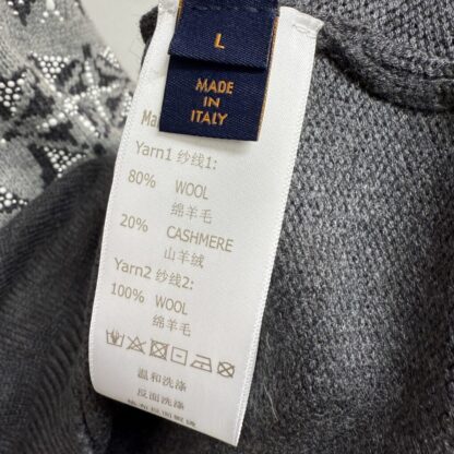  Louis Vuitton Men's Embellished Wool-Cashmere Blend Pullover #4128 - Image 5