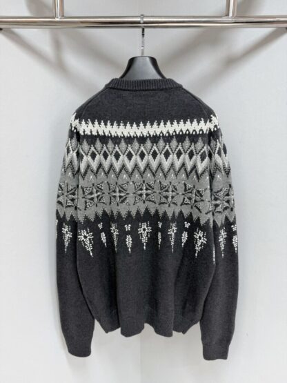  Louis Vuitton Men's Embellished Wool-Cashmere Blend Pullover #4128 - Image 6