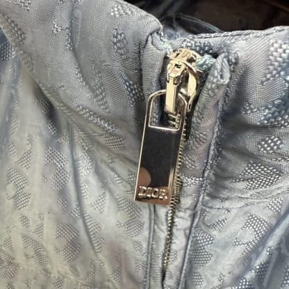  Dior Men's Oblique Puffer Jacket Blue Technical Jacquard 2025 #3999 - Image 6
