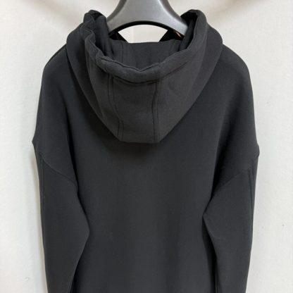  LOEWE Men's Relaxed fit hoodie in cotton 2025 Black #4001 - Image 2