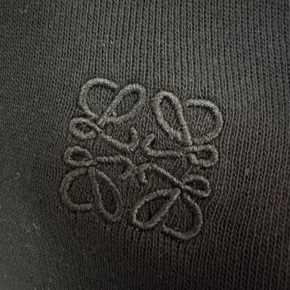  LOEWE Men's Relaxed fit hoodie in cotton 2025 Black #4001 - Image 5