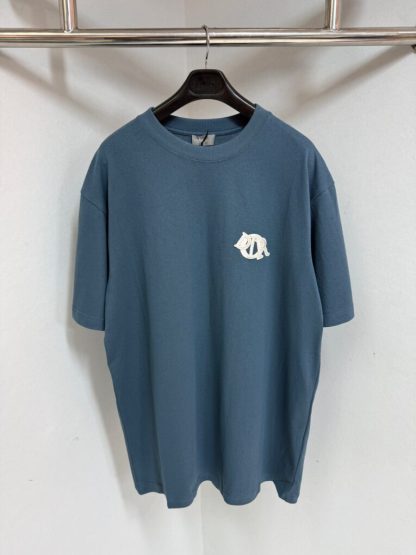 Replica Dior Men's Charm T-Shirt Relaxed Fit Blue #4070