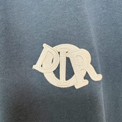 Dior Men's Charm T-Shirt Relaxed Fit Blue #4070 - Image 3