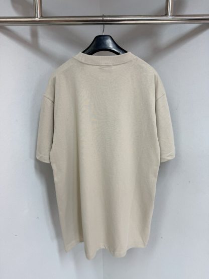  Dior Men's Charm T-Shirt Relaxed Fit Beige #4072 - Image 8
