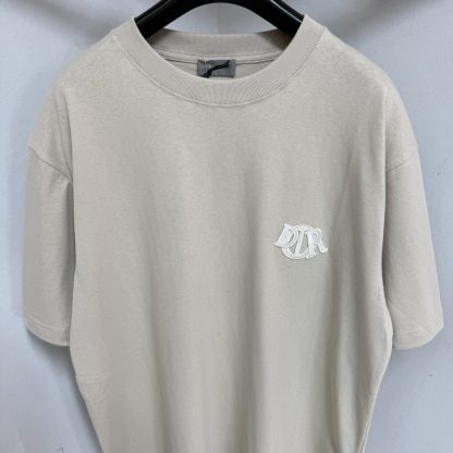  Dior Men's Charm T-Shirt Relaxed Fit Beige #4072 - Image 7