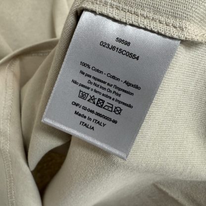  Dior Men's Charm T-Shirt Relaxed Fit Beige #4072 - Image 4