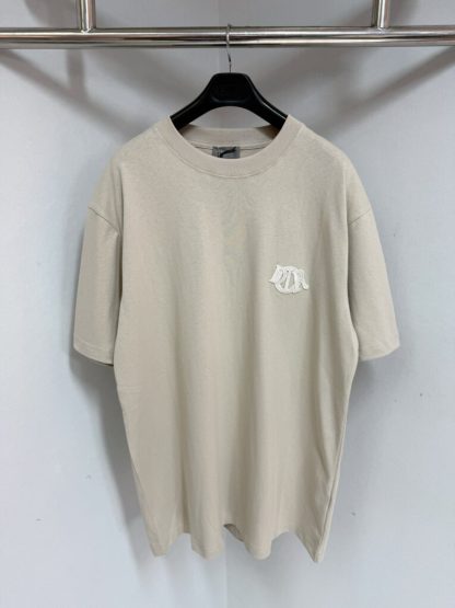 Replica Dior Men's Charm T-Shirt Relaxed Fit Beige #4072