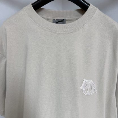  Dior Men's Charm T-Shirt Relaxed Fit Beige #4072 - Image 3