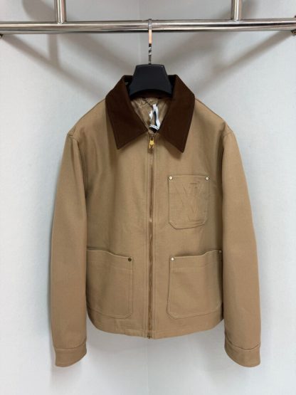 Louis Vuitton Workwear Cotton Canvas Blouson 1AGITA #4063 - Image 10