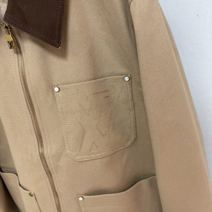  Louis Vuitton Workwear Cotton Canvas Blouson 1AGITA #4063 - Image 5