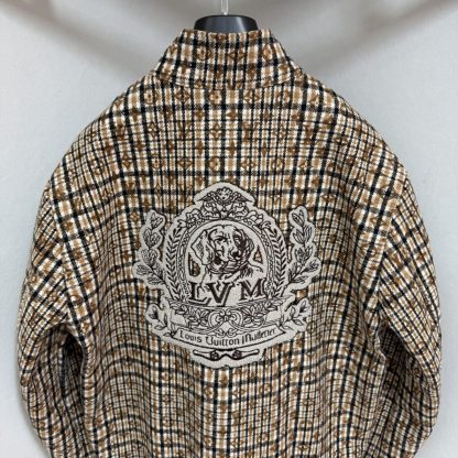  Louis Vuitton Men's Monogram Wool Harrington Blouson 1AGIP7 #4062 - Image 7