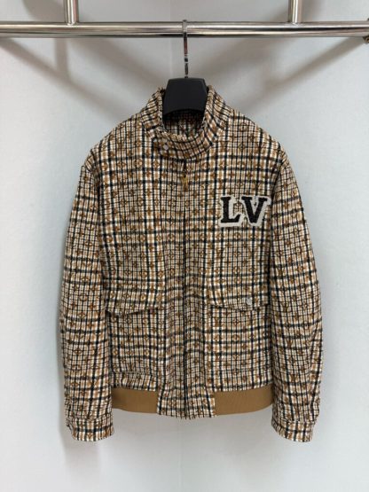  Louis Vuitton Men's Monogram Wool Harrington Blouson 1AGIP7 #4062 - Image 8