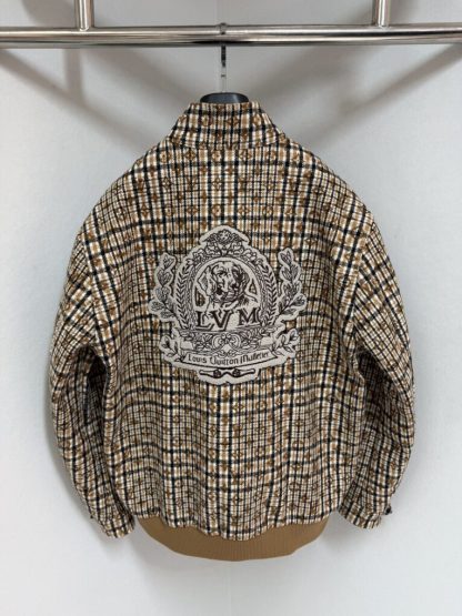  Louis Vuitton Men's Monogram Wool Harrington Blouson 1AGIP7 #4062 - Image 9