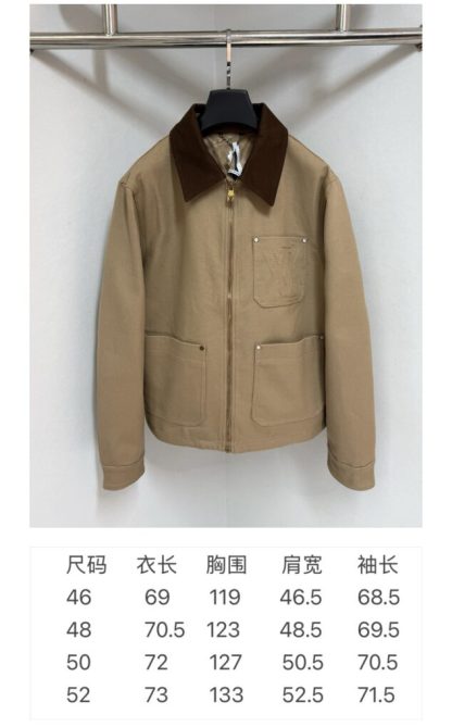  Louis Vuitton Workwear Cotton Canvas Blouson 1AGITA #4063 - Image 9