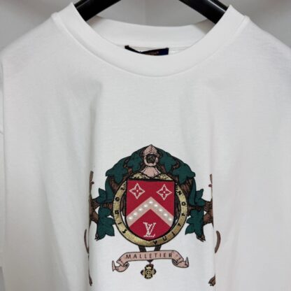  Louis Vuitton Men's Embellished Cotton T-Shirt #4119 - Image 3