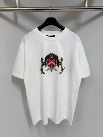 Replica Louis Vuitton Men's Embellished Cotton T-Shirt #4119