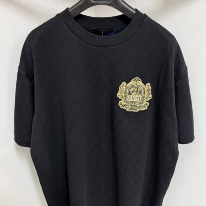  Louis Vuitton Men's Signature Patch Cotton T-Shirt #4120 - Image 8