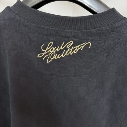  Louis Vuitton Men's Signature Patch Cotton T-Shirt #4120 - Image 5