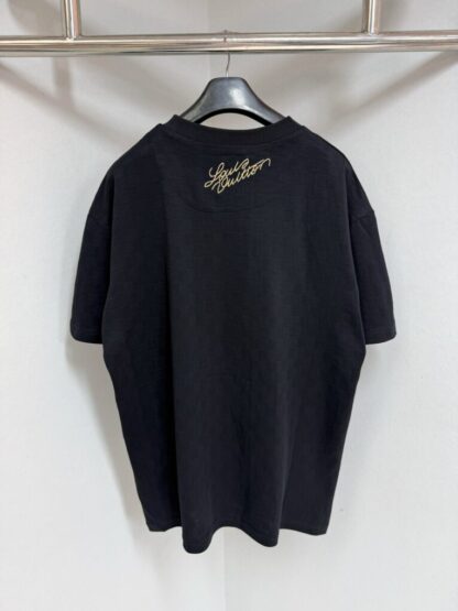  Louis Vuitton Men's Signature Patch Cotton T-Shirt #4120 - Image 6