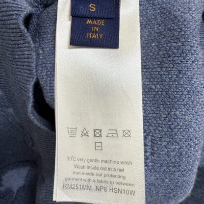  Louis Vuitton Men's Textured Cotton Crewneck Sweatshirt #4127 - Image 8