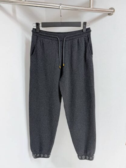 Replica Louis Vuitton Double Face Knit Wool Travel Pants #4136