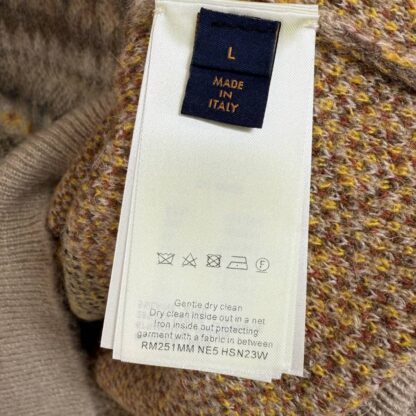  Louis Vuitton Mohair Blend Fair Isle Pullover 1AGJTM #4134 - Image 7