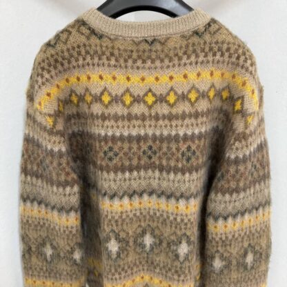  Louis Vuitton Mohair Blend Fair Isle Pullover 1AGJTM #4134 - Image 8